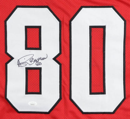 ANDRE RISON "BAD MOON" SIGNED AUTOGRAPHED ATLANTA FALCONS CUSTOM JERSEY JSA COA