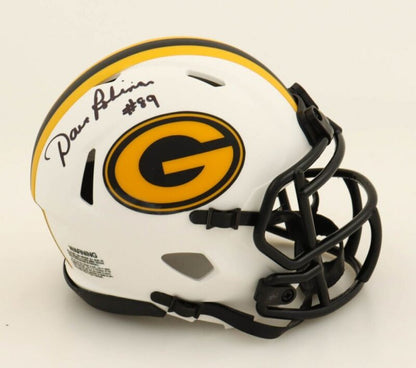 DAVE ROBINSON SIGNED AUTOGRAPHED GREEN BAY PACKERS LUNAR MINI HELMET PSA COA