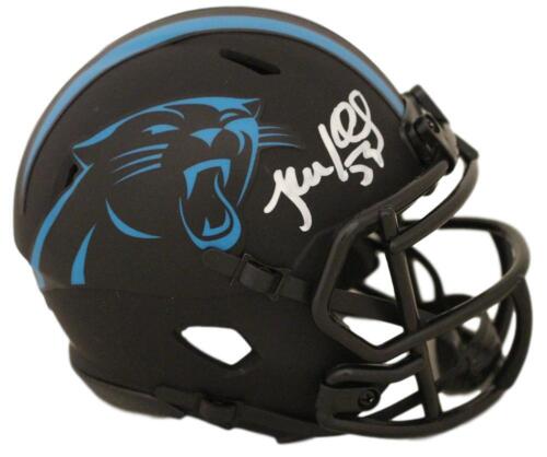 Luke Kuechly Autographed Carolina Panthers Eclipse Mini Helmet BAS 28268