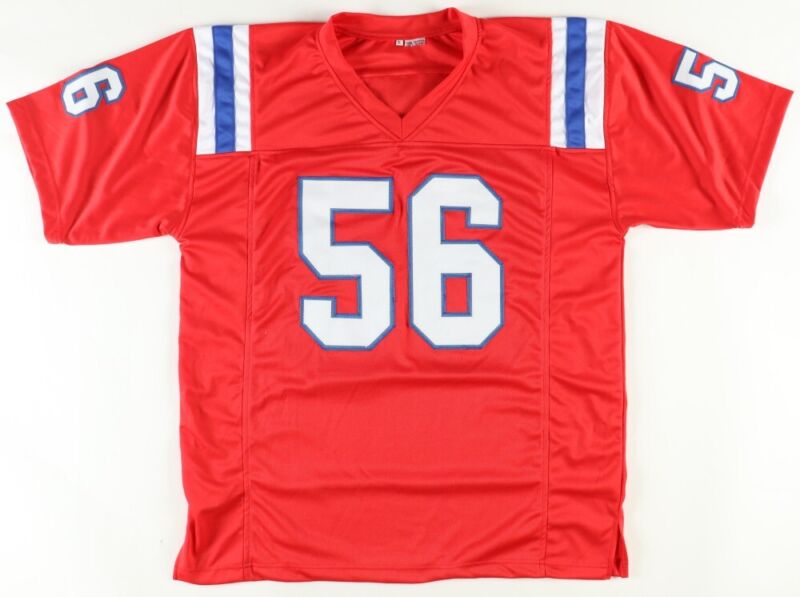 ANDRE TIPPETT SIGNED AUTOGRAPHED NEW ENGLAND PATRIOTS CUSTOM JERSEY JSA COA HOF