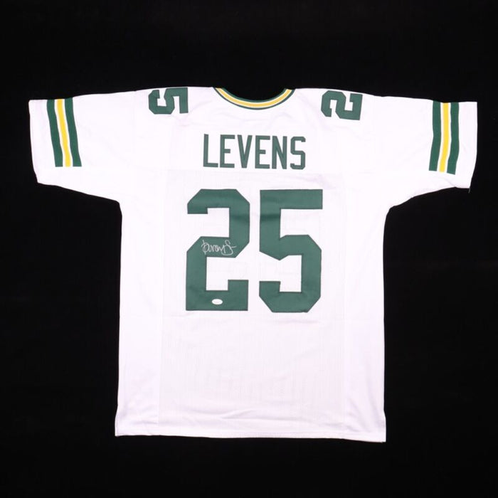 DORSEY LEVENS SIGNED AUTOGRAPHED GREEN BAY PACKERS CUSTOM JERSEY PSA COA