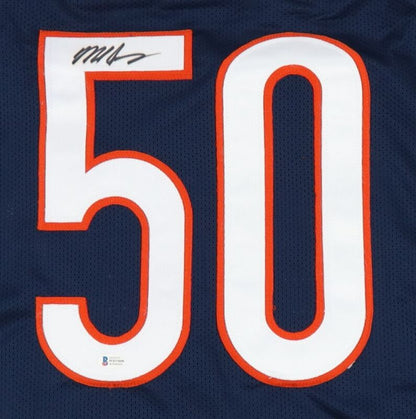 MIKE SINGLETARY SIGNED AUTOGRAPHED CHICAGO BEARS CUSTOM JERSEY BECKETT COA