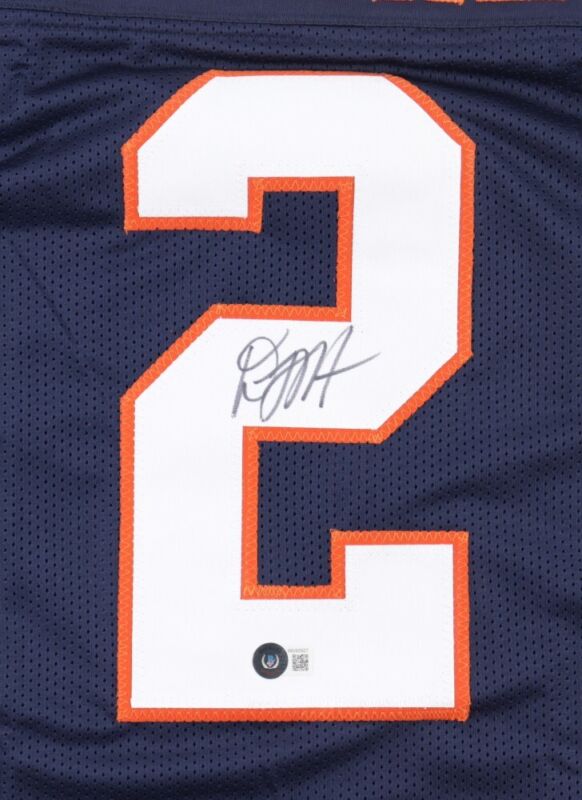 D.J. MOORE SIGNED AUTOGRAPHED CHICAGO BEARS CUSTOM JERSEY BECKETT COA