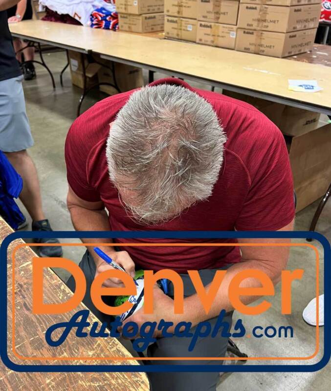 Brian Bosworth Autographed Seattle Seahawks Lunar Mini Helmet BAS 40061