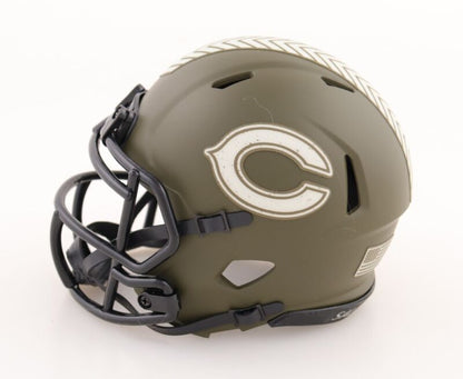 MIKE SINGLETARY SIGNED AUTOGRAPHED CHICAGO BEARS STS MINI HELMET BECKETT COA