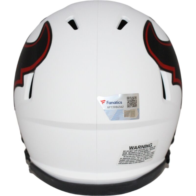 CJ Stroud Autographed Houston Texans Lunar Mini Helmet FAN 42580
