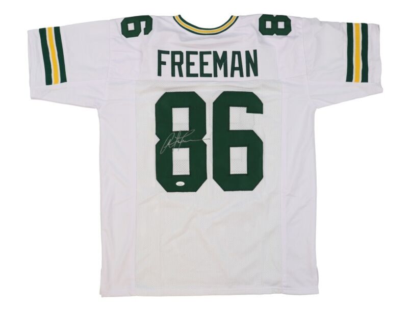 ANTONIO FREEMAN SIGNED AUTOGRAPHED GREEN BAY PACKERS CUSTOM JERSEY JSA COA