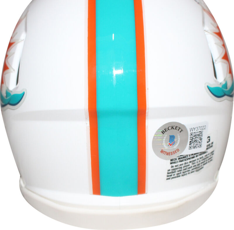 Ricky Williams Autographed Miami Dolphins Speed Mini Helmet Beckett 40673
