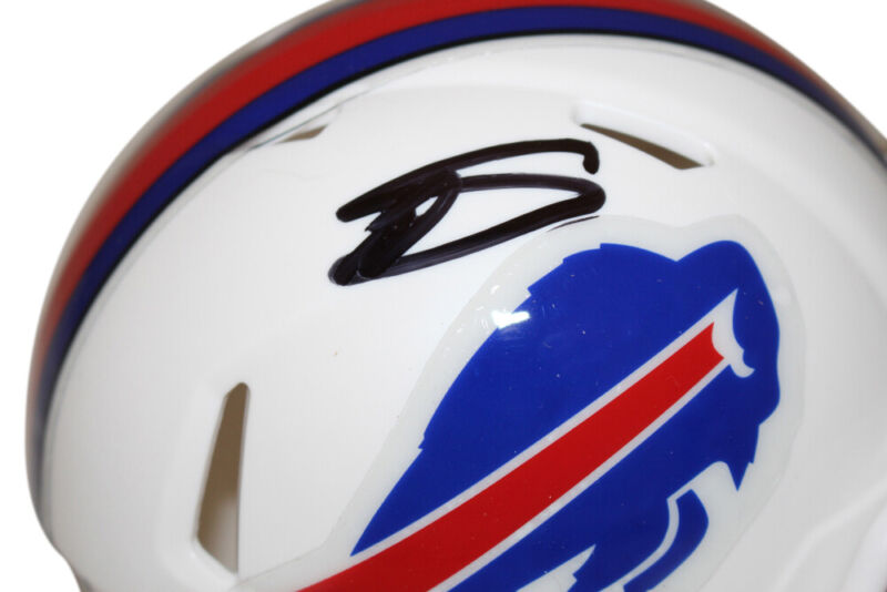 Stefon Diggs Autographed/Signed Buffalo Bills Speed Mini Helmet Beckett 37039