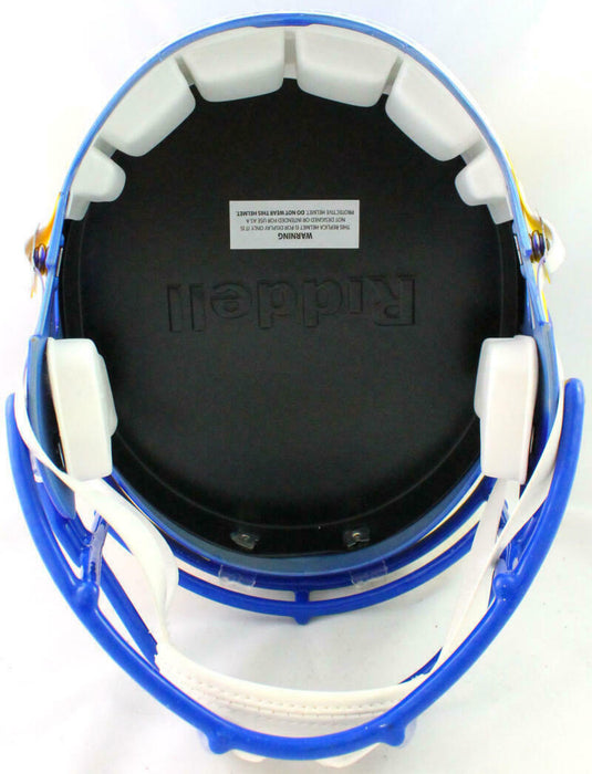 Cam Akers Los Angeles Rams Signed Los Angeles Rams Full-sized 2020 Speed Helmet *Yellow BAS COA (St. Louis)