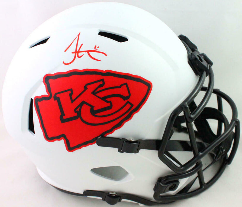 Tyreek Hill Kansas City Chiefs Signed KC Chiefs Full-sized Lunar Speed Helmet *Red (BAS COA)