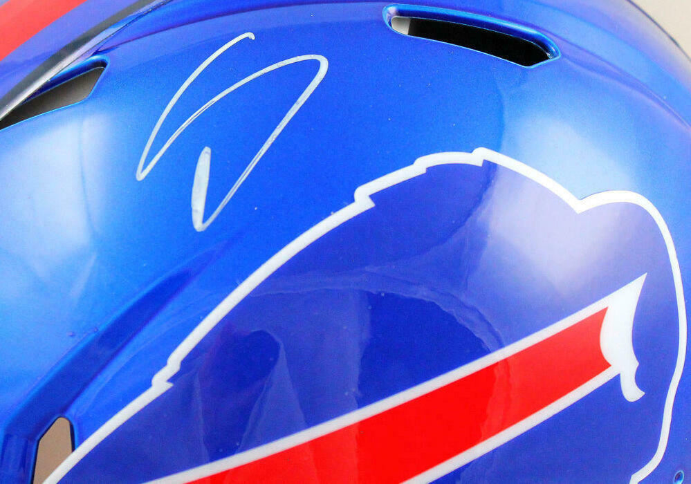 Stefon Diggs Buffalo Bills Signed F/S Flash Speed Authentic Helmet (BAS COA)