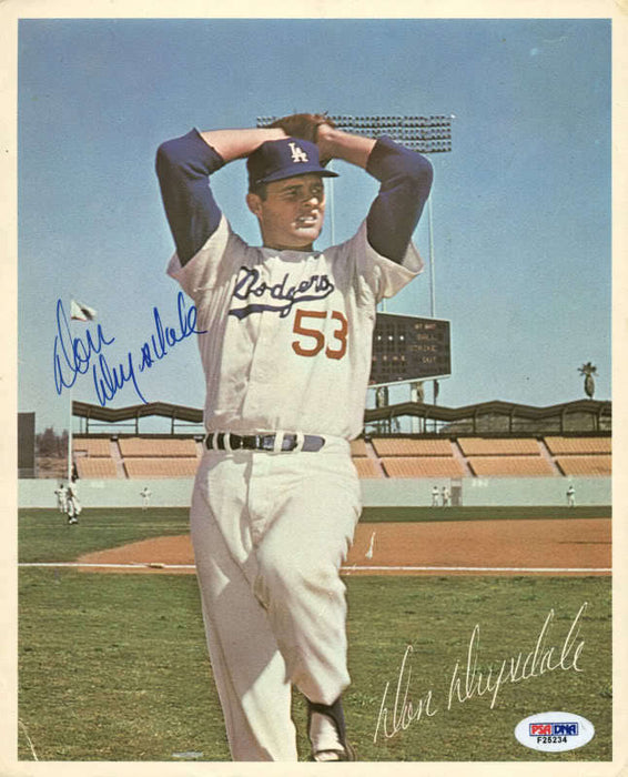 Don Drysdale Los Angeles Dodgers Signed 8X10 Photo #F25234 PSA/DNA COA (Brooklyn)