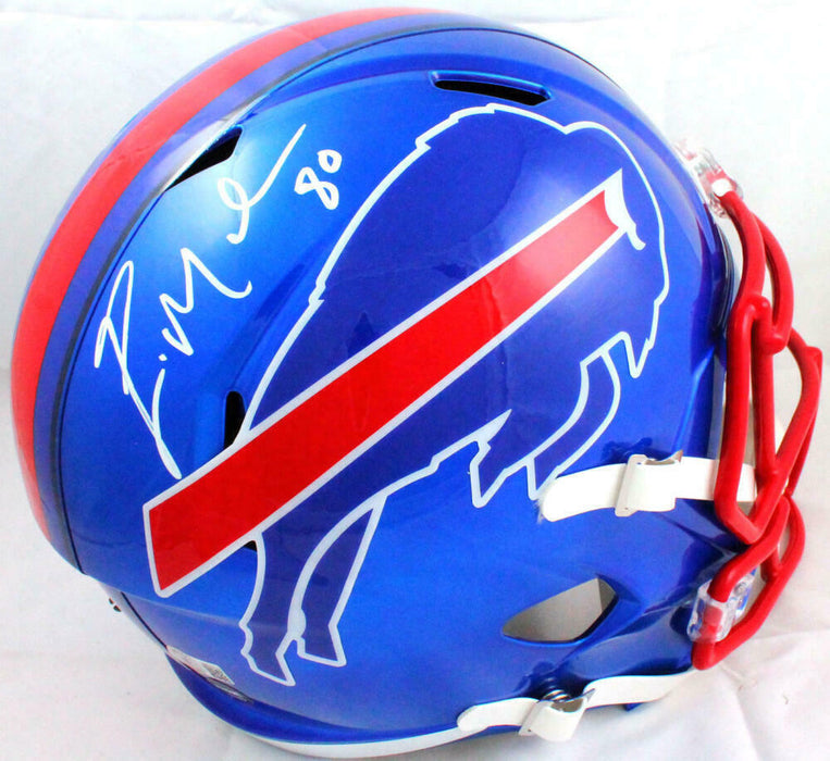 Eric Moulds Buffalo Bills Signed F/S Flash Speed Helmet (BAS COA)