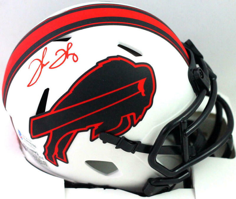 Thurman Thomas Buffalo Bills Signed Lunar Speed Mini Helmet (BAS COA)