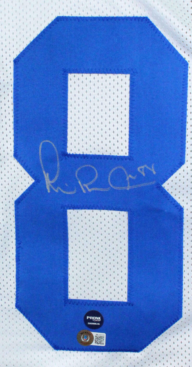 Michael Irvin Autographed Dallas Cowboys White Pro Style Stat Jersey-BAS COA