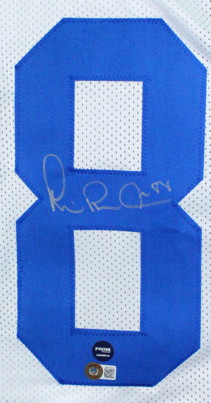 Michael Irvin Autographed Dallas Cowboys White Pro Style Stat Jersey-BAS COA