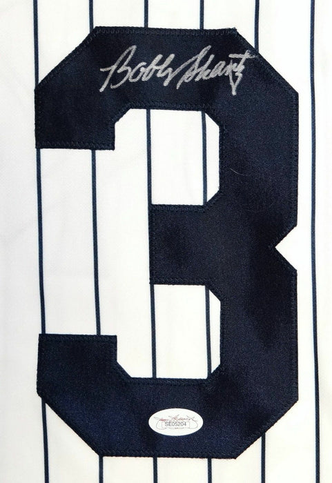 Bobby Shantz New York Yankees Autographed P/S New York Yankees Jersey- (JSA COA)