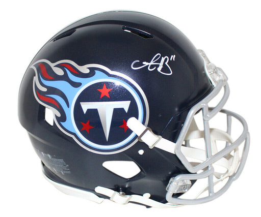 AJ Brown Tennessee Titans Signed Authentic Speed Helmet 33388 (BAS COA), , 