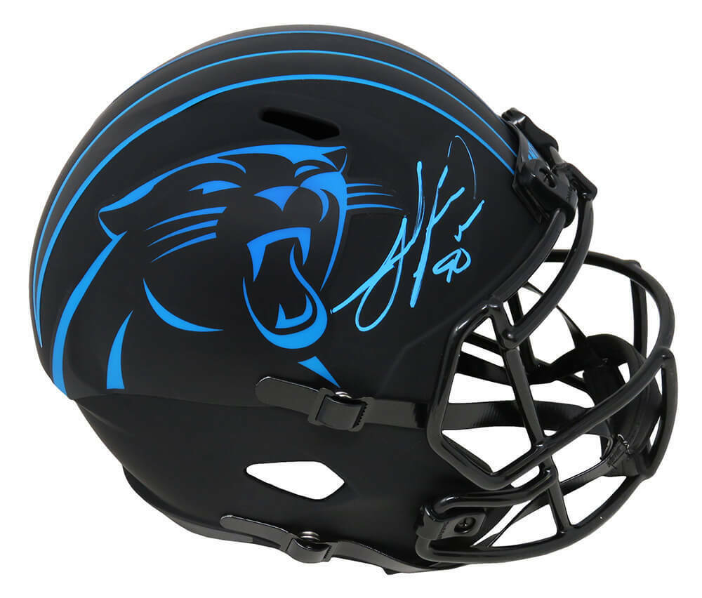 Julius Peppers Autographed Signed Carolina Panthers Riddell Mini