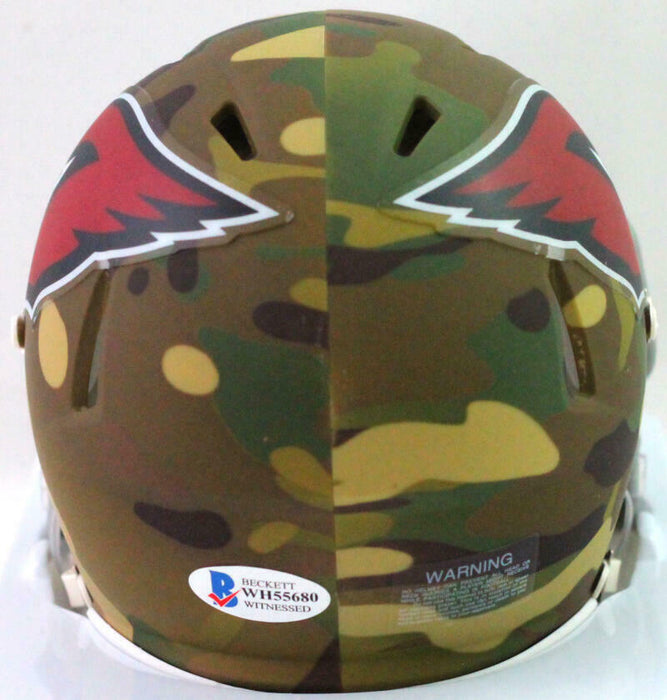 Kyler Murray Arizona Cardinals Signed Camo Mini Helmet *FRONT (BAS COA)