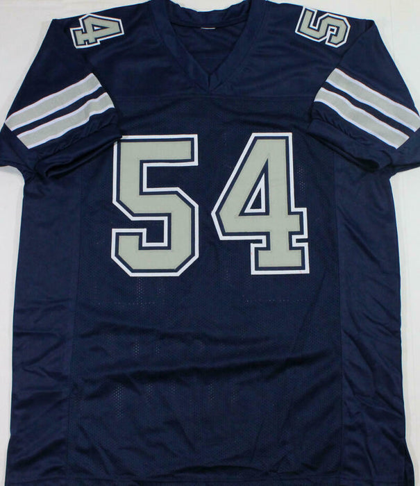 Randy White Signed Blue Double Stitch Pro Style Jersey w/HOF (BAS COA)