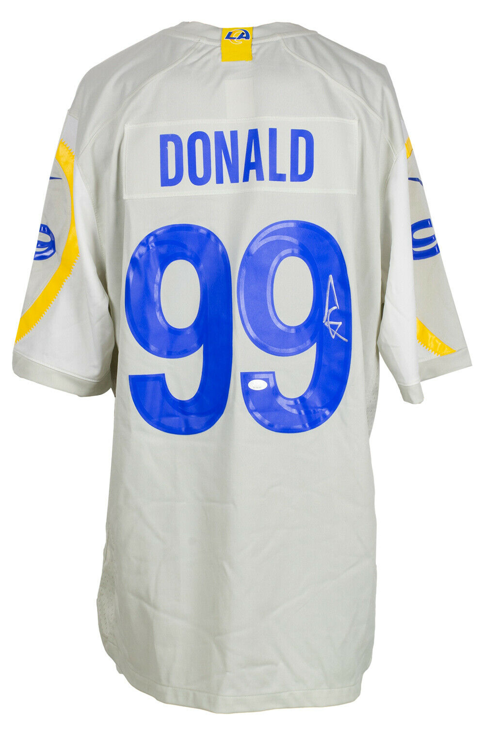 Aaron Donald Los Angeles Rams Signed Cream Nike Game Football Jersey JSA COA (St. Louis), , 