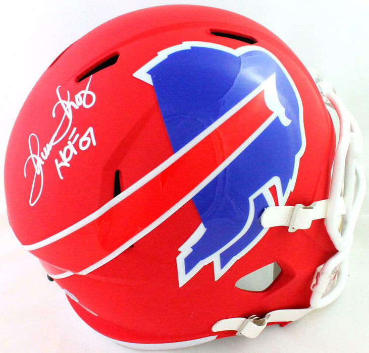 Thurman Thomas Buffalo Bills Signed Amp Speed F/S Helmet HOF (BAS COA)
