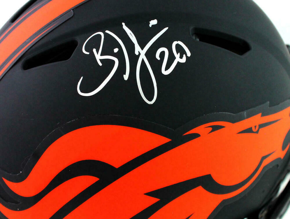 Brian Dawkins Denver Broncos Signed Eclipse Speed Authentic Helmet (JSA COA)