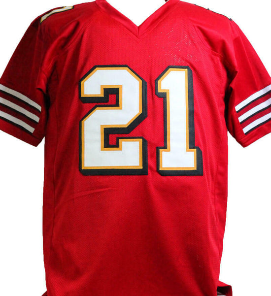 Frank Gore San Francisco 49ers Signed Red with Black & Gold Pro