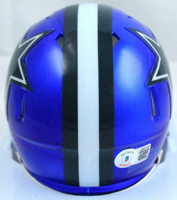 Amari Cooper Dallas Cowboys Signed Flash Speed Mini Helmet (BAS COA)