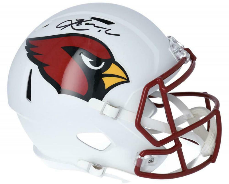 KYLER MURRAY Arizona Cardinals Signed White Matte Full Size Speed Helmet (FAN COA)