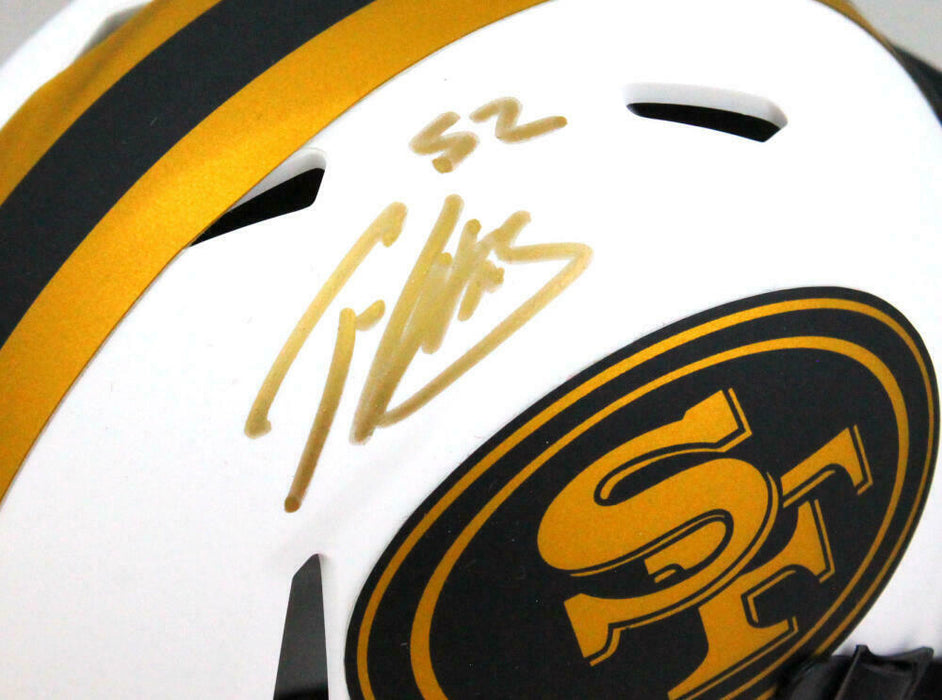 Patrick Willis San Francisco 49ers Signed SF 49ers Lunar Speed Mini Helmet (BAS COA)