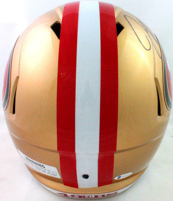 Jeff Garcia San Francisco 49ers Signed San Francisco 49ers Full-sized Speed Helmet (BAS COA)