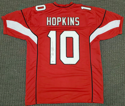 DEANDRE HOPKINS ARIZONA CARDINALS SIGNED RED JERSEY (BAS COA)