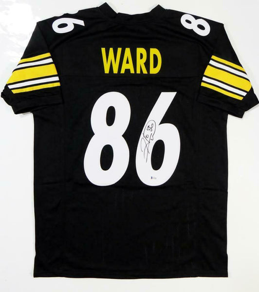 Hines Ward Autographed￼ ( Signed ) Pro Style Yellow shops Football Jersey (JSA)