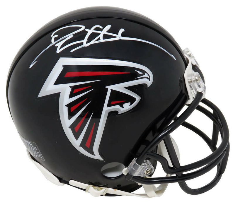 Deion Sanders Atlanta Falcons Signed Riddell Mini Helmet (SS COA)