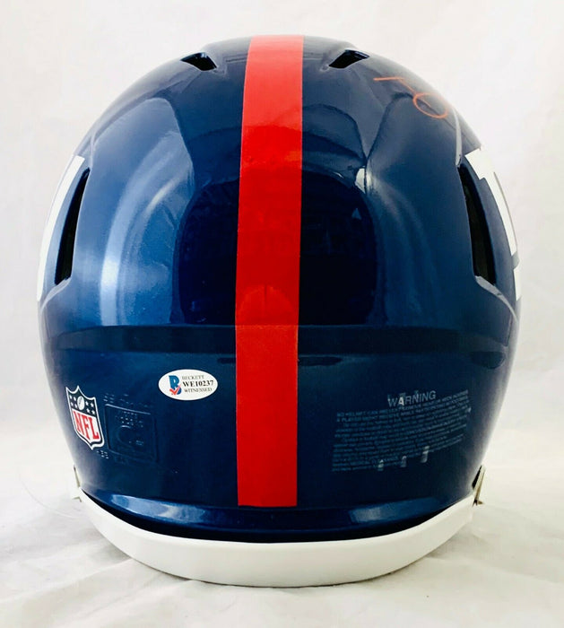 Daniel Jones New York Giants Autographed Riddell Speed Replica Helmet