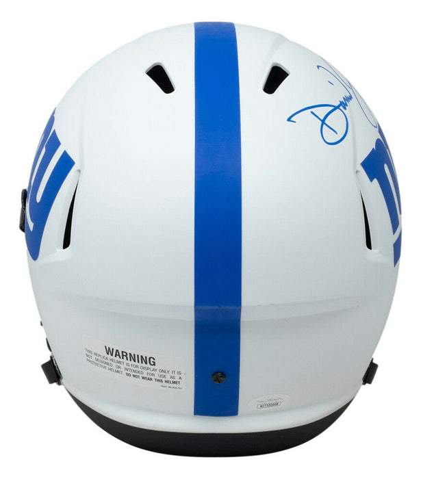 Daniel Jones New York Giants Signed Giants Full-sized Lunar Eclipse Speed Replica Helmet (JSA COA)