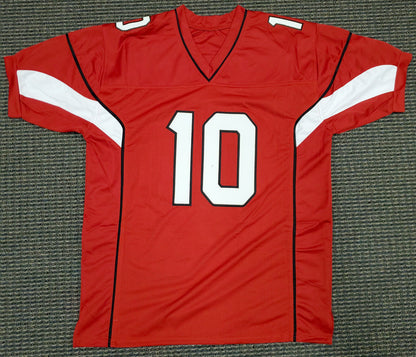 DEANDRE HOPKINS ARIZONA CARDINALS SIGNED RED JERSEY (BAS COA)