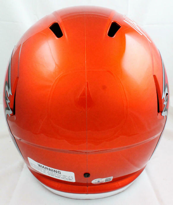 John Lynch Tampa Bay Buccaneers Signed F/S Flash Speed Replica Helmet (BAS COA)