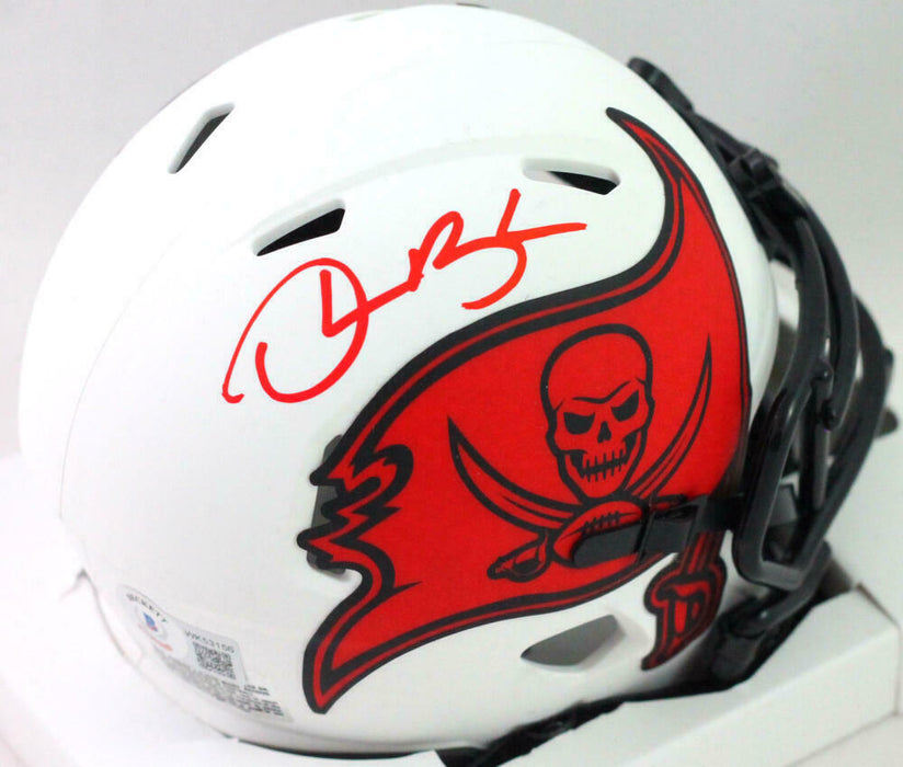 Derrick Brooks Tampa Bay Buccaneers Signed Speed Mini Helmet (BAS COA)