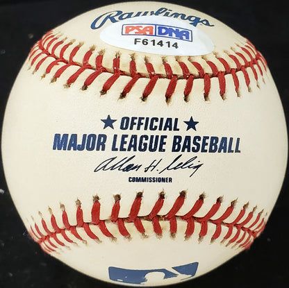 Grady Hatton Signed MLB Baseball Red Sox, Reds (PSA/DNA COA)