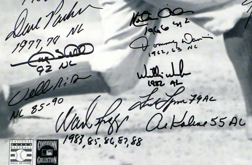 Ichiro Suzuki, Kirby Puckett, Rod Carew, Wade Boggs & Al Kaline Royals Detroit Tigers Autographed 16X20 Photo 20 Sigs 9080 (PSA/DNA COA)