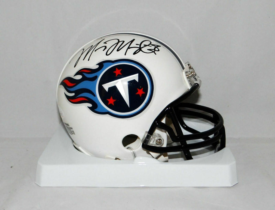 Marcus Mariota Tennessee Titans Signed Tennessee Titans Mini Helmet (JSA COA)