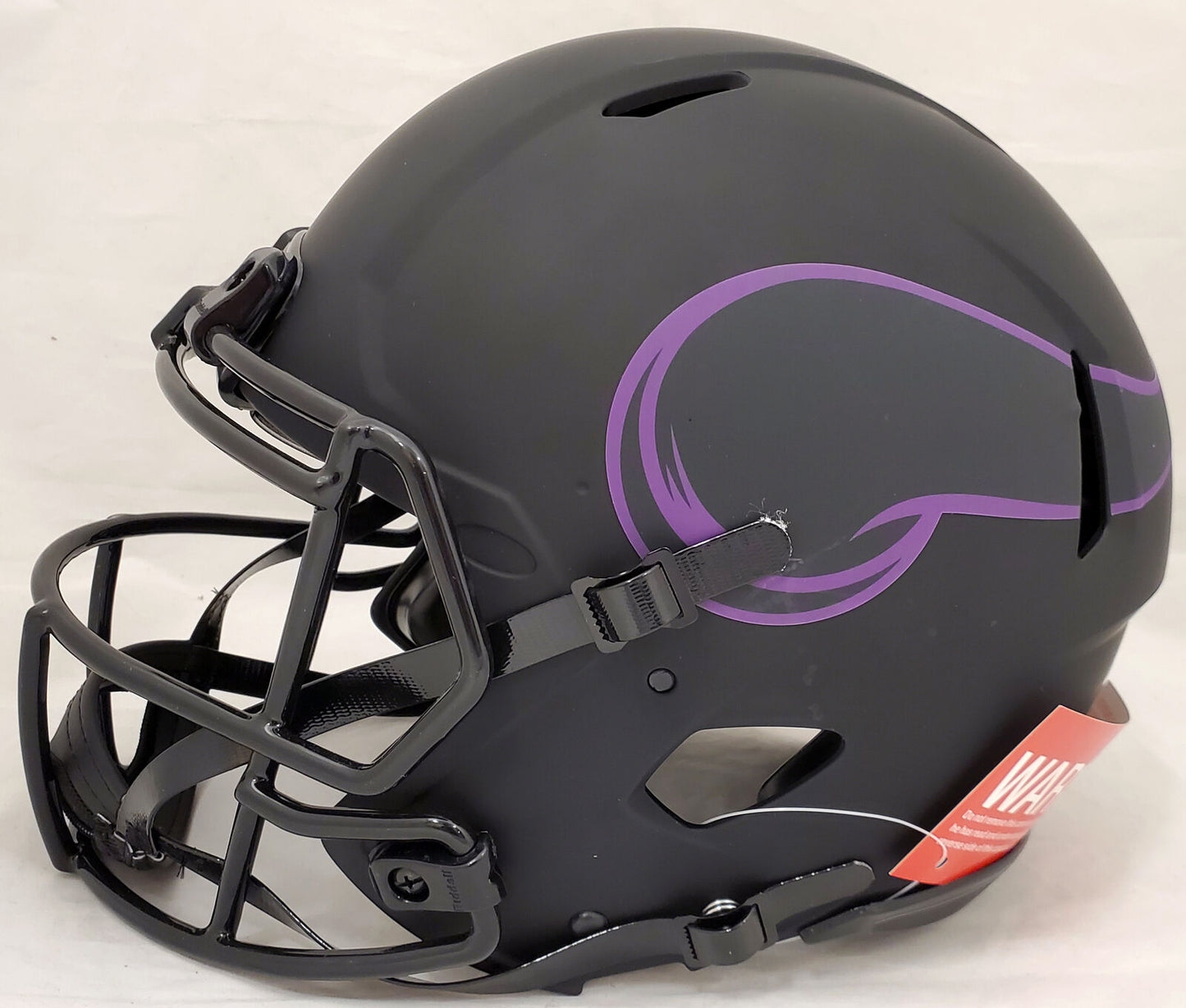 Warren Moon Minnesota Vikings Autographed Viking Eclipse full size Authentic Helmet 187024 (BAS COA)