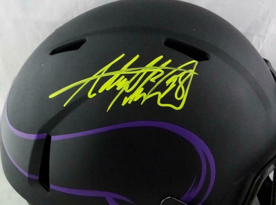 Adrian Peterson Minnesota Vikings Signed F/S Eclipse Speed Helmet - (BAS COA), , 