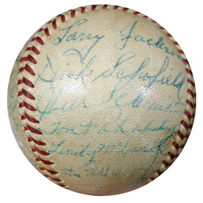 1956 Cardinals St. Louis Cardinals Signed Baseball with 33 Signatures AA08273 (PSA COA), , 