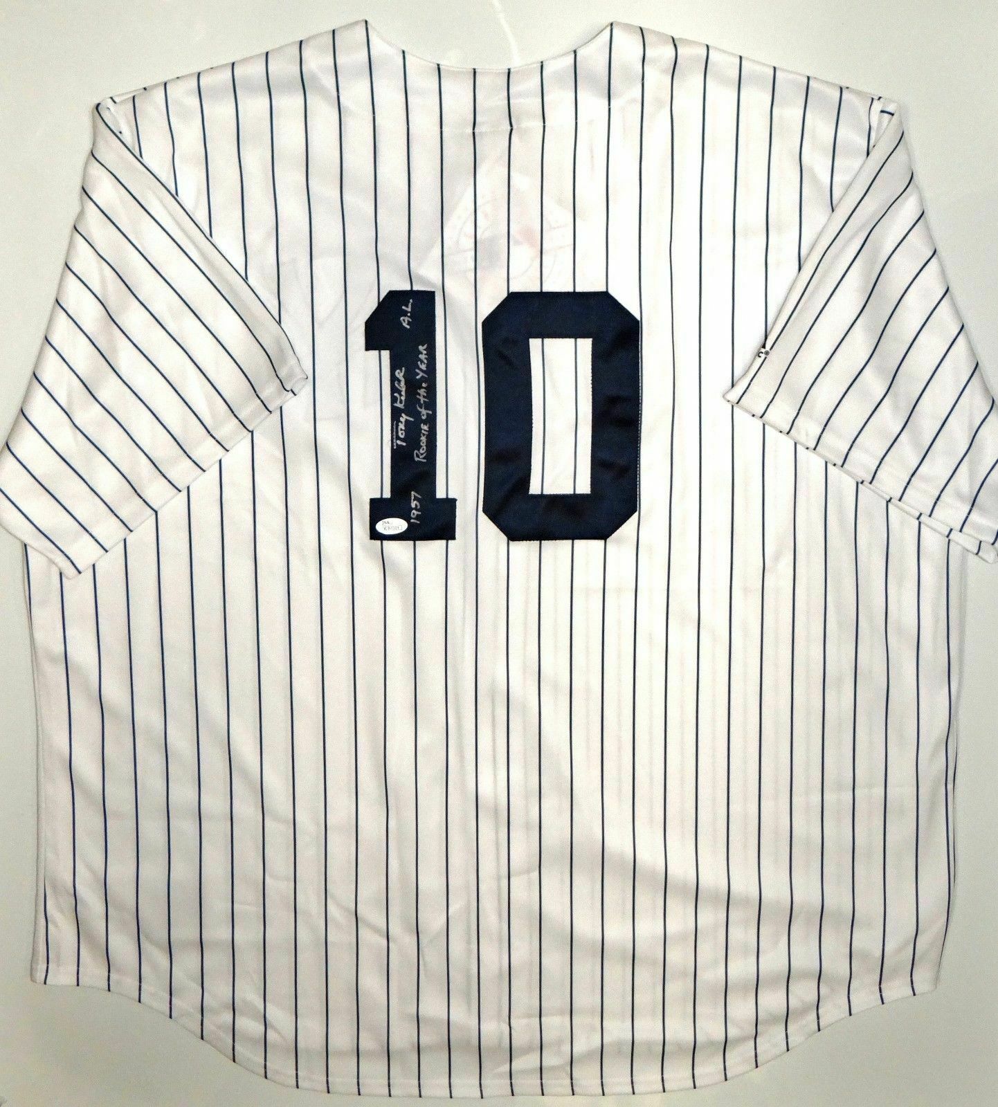 Tony Kubek AL ROY New York Yankees Signed P/S New York Yankees Jersey (JSA COA)