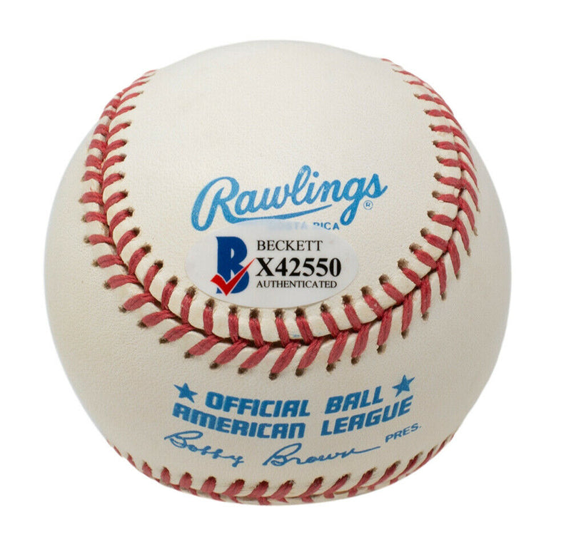 Cal Ripken Jr. Baltimore Orioles Signed American League Baseball (BAS COA)